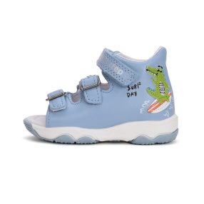 D.D. Step szörfölő Kroki kék kisfiú bőr szandál 23