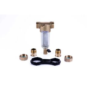   Rézfejes 100 mikronos mosható előszűrő 1"-os csatlakozással