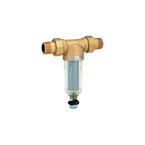   Rézfejes 100 mikronos rézfejes mosható előszűrő nyomáscsökkentővel 3/4" csatlakozással