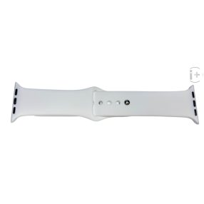 I+ Prémium Apple Watch szilikon szíj Hófehér 3841L 