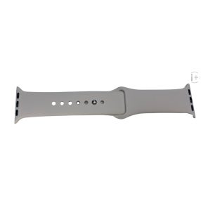 I+ Prémium Apple Watch szilikon szíj világos bézs 3841L 