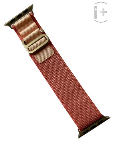I+ prémium apple watch textil szíj Alpesi Rózsakvarc 4249