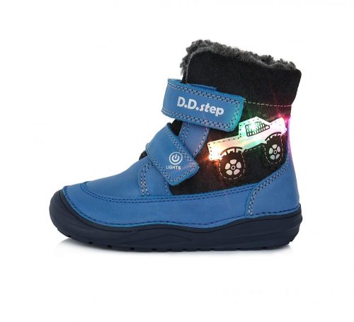 D.D. Step kék Monster truck bélelt téli csizma 20