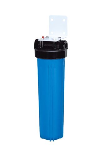 20"-os Big Blue szűrőház tartókonzollal és szűrőház kulccsal