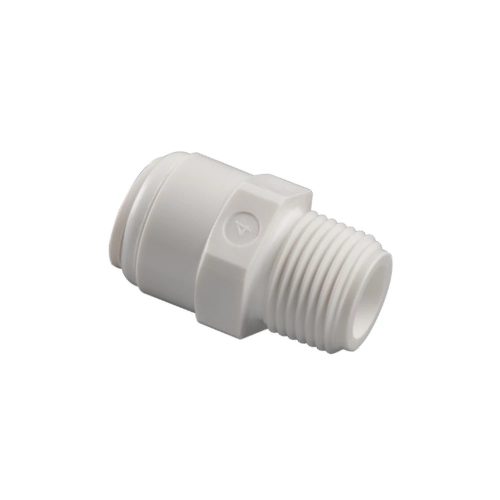 Egyenes csatlakozó cső-menet 1/4"cső 3/8" külső menet 